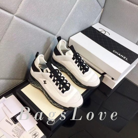Женские кроссовки Chanel (Шанель) B201989
