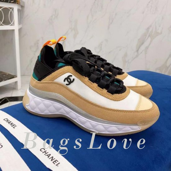 Женские кроссовки Chanel (Шанель) B201990