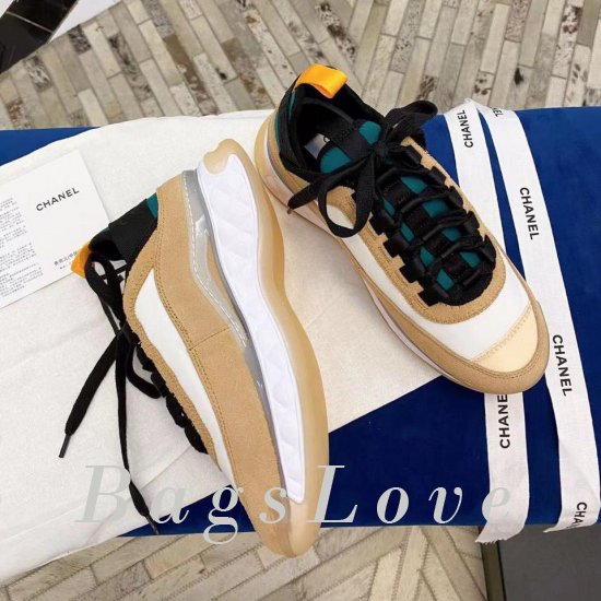 Женские кроссовки Chanel (Шанель) B201990