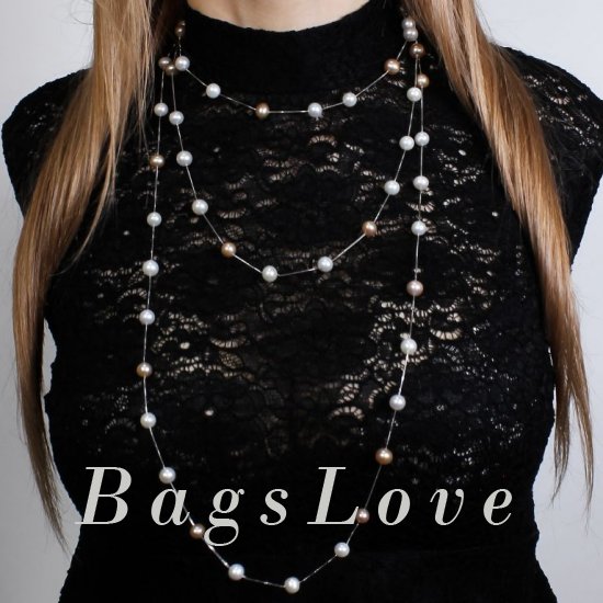 Колье из натурального жемчуга B300268 