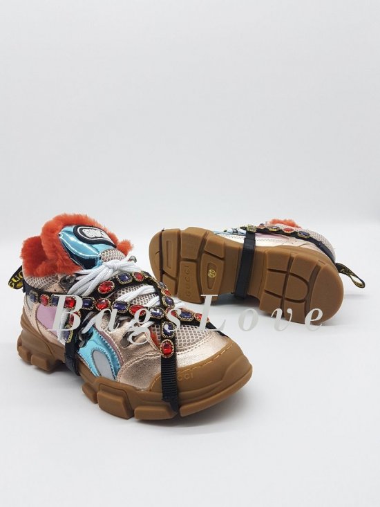 Женские кроссовки Gucci (Гуччи) B201182