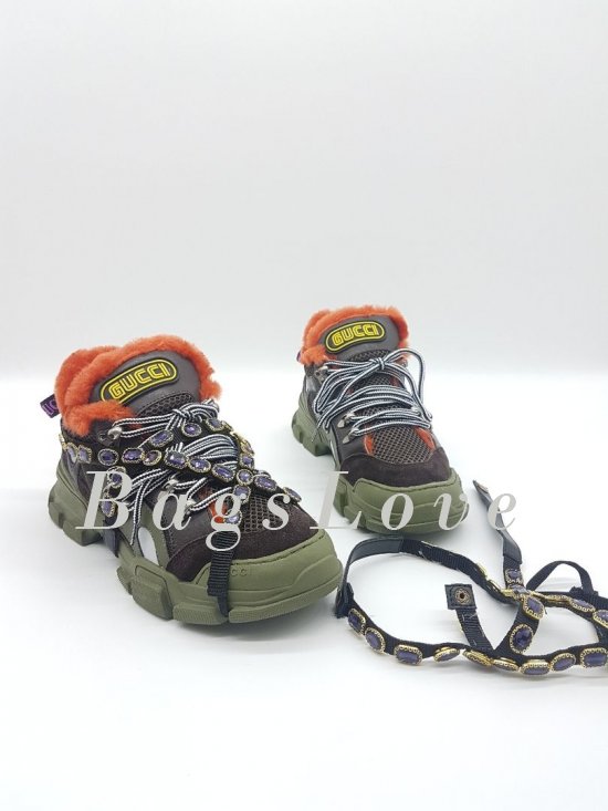 Женские кроссовки Gucci (Гуччи) B201186